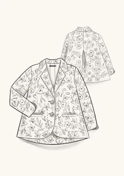 Gudrun Sjödén Blazer Margit Aus Leinen/Modal-Gewebe* Jacken & Mäntel|Leinenkleidung