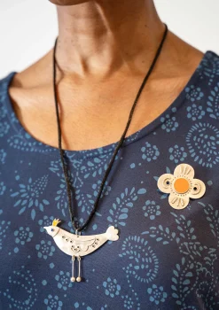 Gudrun Sjödén Brosche Flower Aus* Accessoires|Schmuck