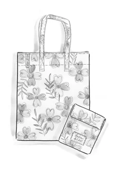 Gudrun Sjödén Faltshopper Peggy Aus Recycling-Polyester* Taschen|Blumenkleidung