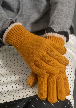 Gudrun Sjödén Fingerhandschuhe Aus Wolle/Bio-Baumwolle, Mit Touchfunktion* Accessoires|Lieblinge aus früheren Kollektionen