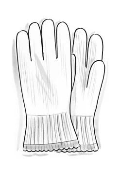 Gudrun Sjödén Fingerhandschuhe Aus Wolle/Bio-Baumwolle, Mit Touchfunktion* Accessoires|Lieblinge aus früheren Kollektionen