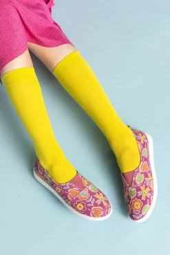 Gudrun Sjödén Gestreifte Kniestrümpfe Aus Recyceltem Polyamid* Accessoires|Hippie-Mode