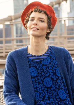 Gudrun Sjödén Gestrickte Baskenmütze Aus Gefilzter Bio-Wolle* Accessoires|Öko-Baumwolle