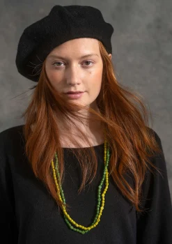 Gudrun Sjödén Gestrickte Baskenmütze Aus Gefilzter Bio-Wolle* Accessoires|Öko-Baumwolle