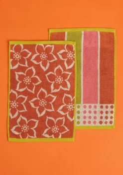 Gudrun Sjödén Gästehandtuch Flow Aus Bio-Baumwolle 2er-Pack* Bad-Accessoires|Frottee