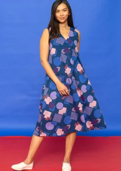 Gudrun Sjödén Jerseykleid Kompass Aus Bio-Baumwolle* Öko-Baumwolle|Kleider