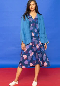 Gudrun Sjödén Jerseykleid Kompass Aus Bio-Baumwolle* Öko-Baumwolle|Kleider