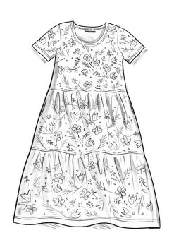 Gudrun Sjödén Jerseykleid Myren Aus Modal* Kleider|Jersey