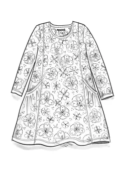 Gudrun Sjödén Jerseykleid Star Aus Bio-Baumwolle* Kleider|Öko-Baumwolle