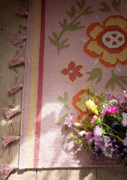 Gudrun Sjödén Kelim Petals Aus Bio-Baumwolle* Teppiche|Heimtextilien