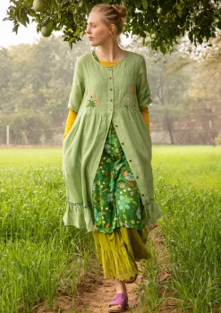 Gudrun Sjödén Kleid Blombukett Aus Leinengewebe* Kleider|Leinenkleidung