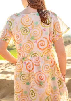 Gudrun Sjödén Kleid Cumulus Aus Baumwollgewebe* Kleider|Kleider im Hippie-Stil