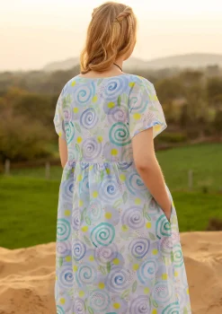 Gudrun Sjödén Kleid Cumulus Aus Baumwollgewebe* Kleider|Kleider im Hippie-Stil