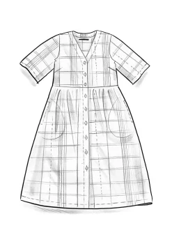 Gudrun Sjödén Kleid Fields Aus Baumwollgewebe* Kleider