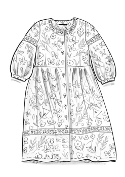 Gudrun Sjödén Kleid Margit Aus Leinen/Modal-Gewebe* Kleider|Leinenkleidung
