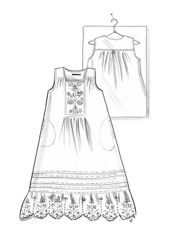 Gudrun Sjödén Kleid Tuva Aus Bio-Baumwolle* Kleider|Öko-Baumwolle