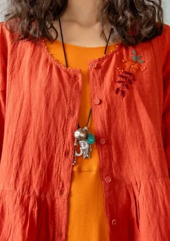 Gudrun Sjödén Künstlerbluse Shimla Aus Bio-Baumwolle/Leinen* Blusen|UNIQUM
