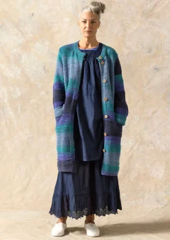 Gudrun Sjödén Langstrickjacke Ella Aus Wolle/Bio-Baumwolle* Strickjacken|Öko-Baumwolle