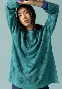 Gudrun Sjödén Pointelle-Pullover Aus Leinen/Recycling-Leinen* Pullover & Shirts|Leinenkleidung
