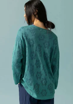 Gudrun Sjödén Pointelle-Pullover Aus Leinen/Recycling-Leinen* Pullover & Shirts|Leinenkleidung