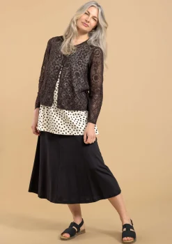 Gudrun Sjödén Pointelle-Strickjacke Pezenas Aus Leinen/Recycling-Baumwolle* Schwedische Mode|Strickjacken