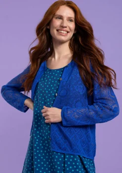 Gudrun Sjödén Pointelle-Strickjacke Pezenas Aus Leinen/Recycling-Baumwolle* Strickjacken|Leinenkleidung