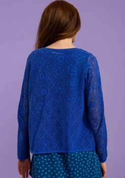 Gudrun Sjödén Pointelle-Strickjacke Pezenas Aus Leinen/Recycling-Baumwolle* Strickjacken|Leinenkleidung