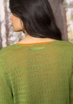 Gudrun Sjödén Pointelle-Strickjacke * Strickjacken|Leinenkleidung