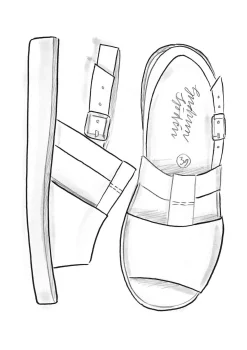 Gudrun Sjödén Sandalen Aus Nubukleder* Schuhe