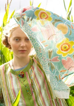Gudrun Sjödén Schal Cikoria Aus Baumwolle* Accessoires|Schals und Tücher
