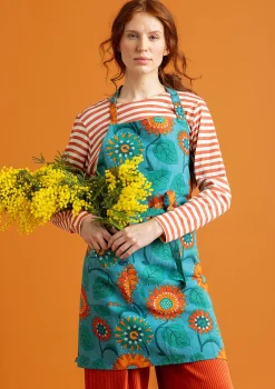 Gudrun Sjödén Schürze Sunflower Aus Bio-Baumwolle/Leinen* Sonnenblumen für UNHCR|Küche & Esszimmer