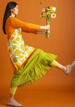 Gudrun Sjödén Schürze Sunflower Aus Bio-Baumwolle/Leinen* Sonnenblumen für UNHCR|Küche & Esszimmer