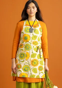 Gudrun Sjödén Schürze Sunflower Aus Bio-Baumwolle/Leinen* Sonnenblumen für UNHCR|Küche & Esszimmer