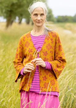 Gudrun Sjödén Strickjacke Flora-Li Aus Bio-/Recycling-Baumwolle* Strickjacken|Öko-Baumwolle