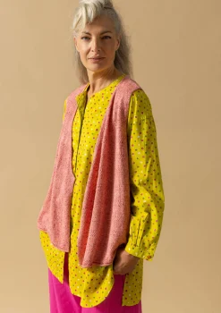 Gudrun Sjödén Strickweste Aus Leinen/Recycling-Baumwolle* Westen|Leinenkleidung