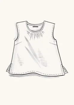 Gudrun Sjödén Top Aus Leinengewebe* Pullover & Shirts|Öko-Baumwolle