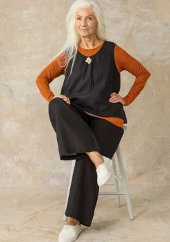 Gudrun Sjödén Top Aus Leinengewebe* Pullover & Shirts|Öko-Baumwolle
