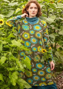 Gudrun Sjödén Trikotkleid Sunflower Aus Lyocell/Elasthan* Kleider|Sonnenblumen für UNHCR