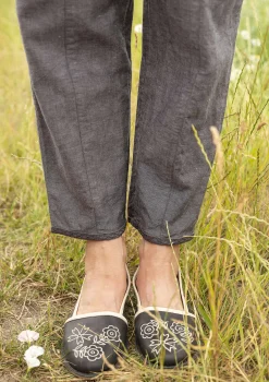 Gudrun Sjödén Webhose Dunes Aus Bio-Baumwolle/Leinen* Hosen|Öko-Baumwolle