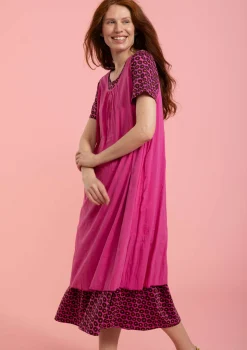 Gudrun Sjödén Webkleid Aus Bio-Baumwolle/Modal* Kleider|Naturkleidung